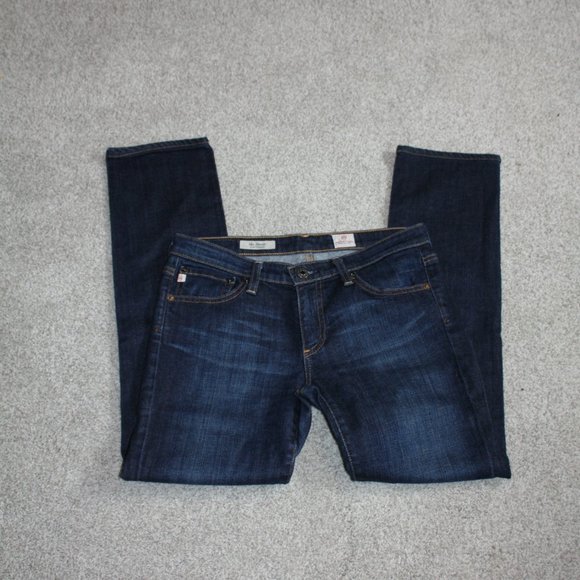 AG Adriano Goldschmied 'the Stevie' Slim Straight Jeans Size 28R - Picture 3 of 9